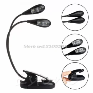 Luce Leggio Clip Lampada Pinza Led Doppia Spartito Computer