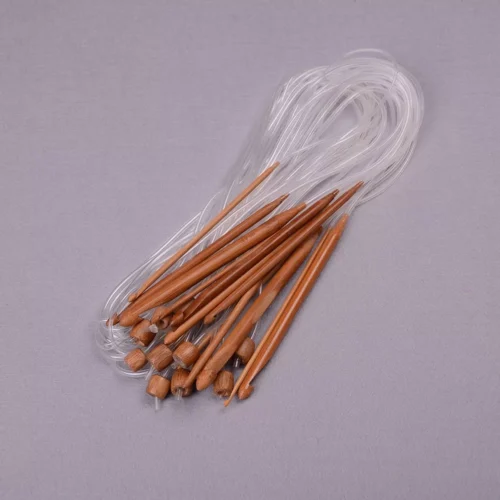 Set 12 Pz Uncinetto Uncinetti Tunisino Afghan Bamboo 3-10mm