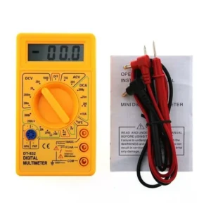 Multimetro Digitale Ac Dc Dt832 Voltmetro Amperometro Tester