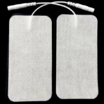8 X Elettrodo Pads Tens Ems Massager Riutilizzabili 5X10cm