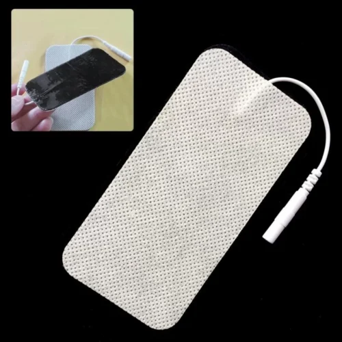 8 X Elettrodo Pads Tens Ems Massager Riutilizzabili 5X10cm