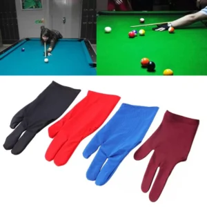 Guanto Guantino Biliardo Tg.Unica Mano Sinistra Nero Snooker