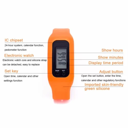 Orologio Sport Silicone Digitale Quarzo Gomma Tipo Breo LCD
