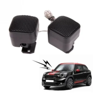 Coppia Dome Tweeter Audio Altoparlanti Auto 500W Nero Alta