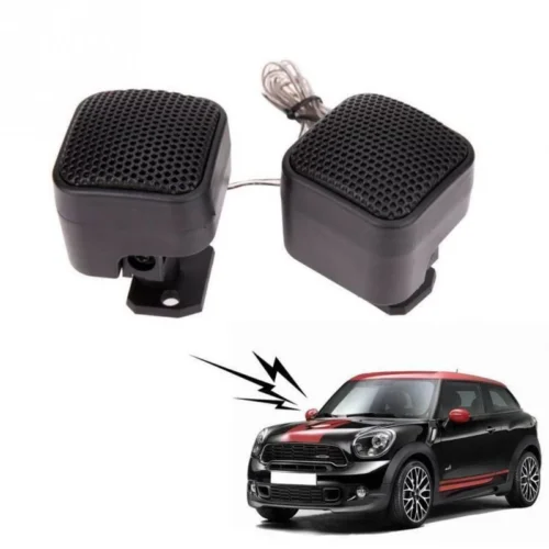 Coppia Dome Tweeter Audio Altoparlanti Auto 500W Nero Alta