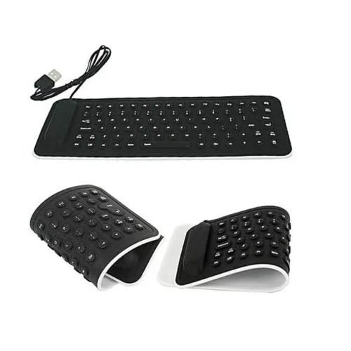 Tastiera In Gomma Silicone Flessibile Usb Per Pc Computer