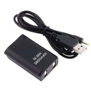 Batteria Per Xbox 360 Pack 4800 Mah Ricaricabile Controller