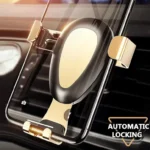Supporto Auto Lism Dorato Elegante Per Smartphone Gps
