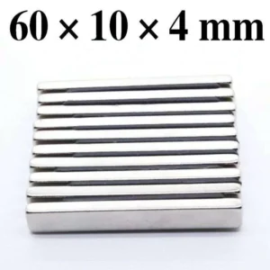 1 Magnete Neodimio 60X10X4 Mm Calamita Potente Fimo Ceramica