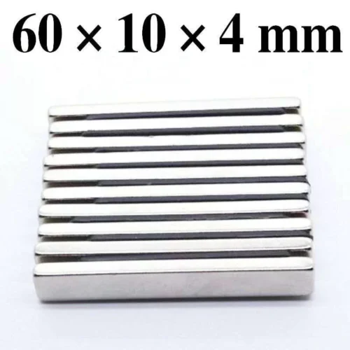 1 Magnete Neodimio 60X10X4 Mm Calamita Potente Fimo Ceramica