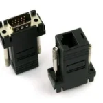 Adattatore Convertitore Vga Maschio Lan Vga Lan Cat 5 RJ45