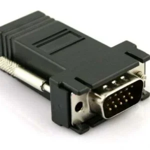 Adattatore Convertitore Vga Maschio Lan Vga Lan Cat 5 RJ45