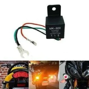 Relè Frecce Led 3Pin 12V Mk-300 Moto Universale Car 240W