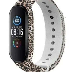 Cinturino Leopardato Silicone Bracciale Xiaomi Mi Band 6 5 4