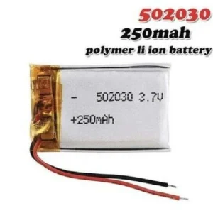 3.7V 250mAh 502030 Batteria Ricaricabile polimeri agli ioni - immagine 1