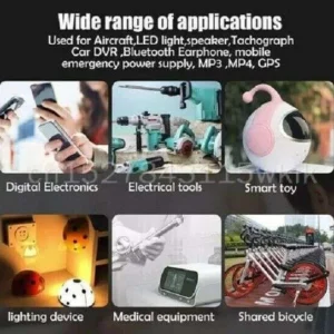 3.7V 250mAh 502030 Batteria Ricaricabile polimeri agli ioni - immagine 2