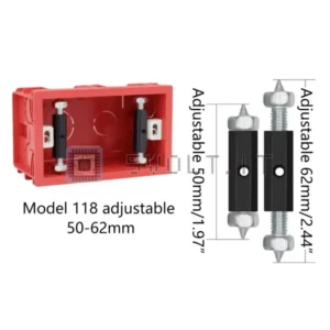 10pz Presa Interna Cassetta Viti Corrente 50-62mm