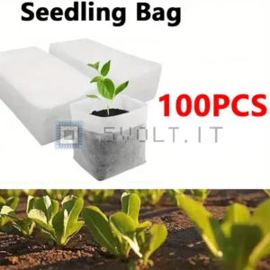 100pz Sacchetti per Piante Biodegradabili Vasi Giardino