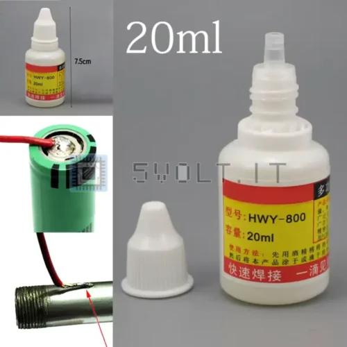 Pasta per Saldatura in Acciaio Inox 20ml a Liquido