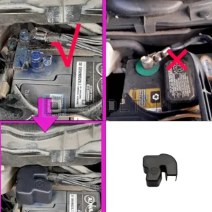 Protezione Batteria Terminale Elettrodo per Mazda 2 3 CX5