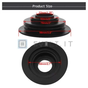 Copertura Antipolvere in Gomma per Faro Auto LED