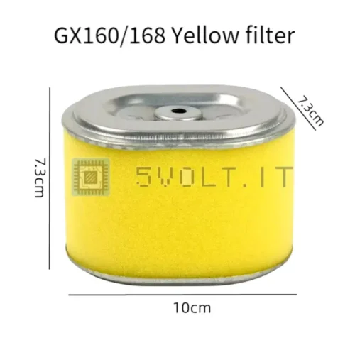 Filtro Aria Motore Benzina per GX160 168F 170F Mini