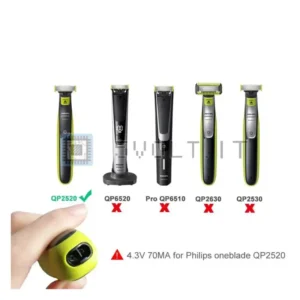 Caricabatterie per Philips OneBlade QP2520-21-23-10-11