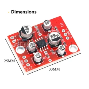 Modulo AD828 Preamplificatore Potenza 5V-15V DC