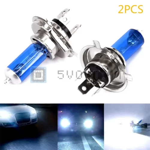 2pz Lampada Alogena Xeno H4 100W 6000K 12V