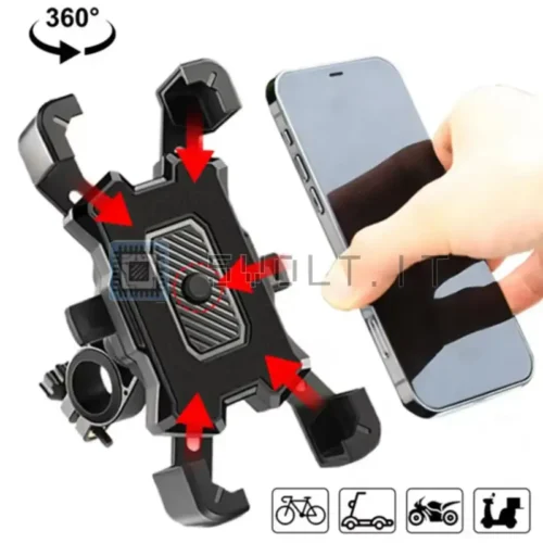 Supporto Telefono Bici Elettrica Girevole 360 iPhone MTB