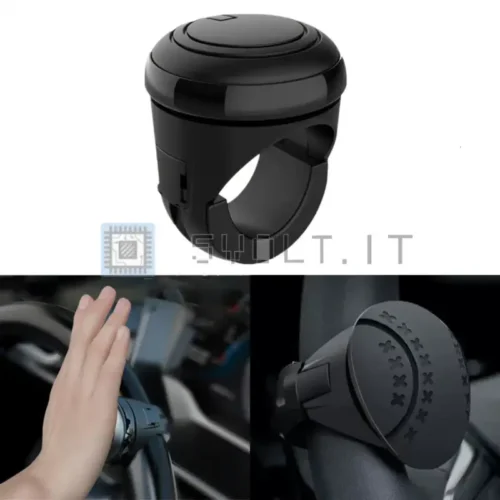 Manopola Rotazione 360 per Sterzo Volante Auto Booster