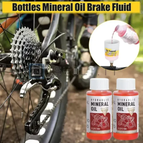 Olio Minerale Idraulico 60ml per Freni Bici Shimano Tektro