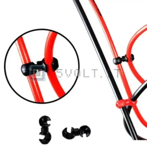 10 Pezzi Clip a S per Cavi Bicicletta Freni Anelli Tubo