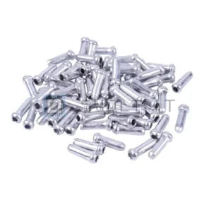 50 Pezzi Punte Cavi Terminali Freni in Alluminio MTB