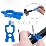 Strumento 4 in 1 per Valvole Bici Installazione Smontaggio