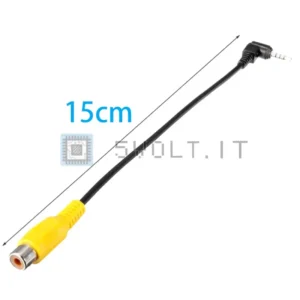 Cavo da AV a Jack 2.5mm Adattatore RCA GPS Fotocamera