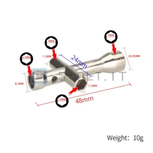 Strumento Ugello Croce Esagonale M2 a M4 Stampanti 3D