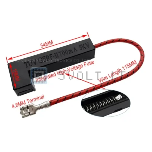 Fusibile Alta Tensione 5KV 700mA Microoonde per LG Midea