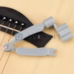 Avvolgitore Grigio per Corde Chitarra Estrattore Pin 3in1