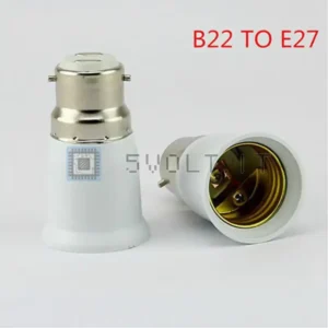 Convertitore Adattatore Lampadine da B22 a E27 Edison