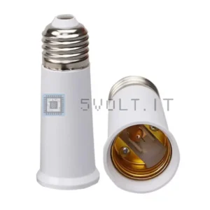 Adattatore Prolunga E27 a E27 65mm Portalampada