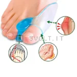 Separatore Dita Piede in Gel Silicone Alluce Valgo 2pz