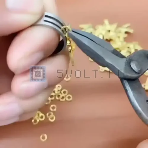 Strumento di Apertura Anelli di Salto Nero 18mm Gioielli