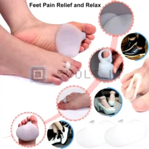 Cuscinetti in Gel 2pz Metatarsali Silicone per Scarpe