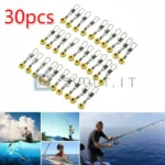 30pz Bobber Galleggianti da Pesca Acqua Salata Fermi