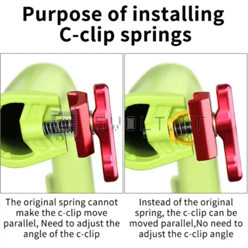 2pz Morsetto Cerniera Molla Bicicletta Parallelizer MTB