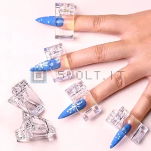 Clip per Unghie Trasparenti Estensione Rapida UV Morsetto