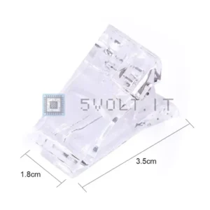 Clip per Unghie Trasparenti Estensione Rapida UV Morsetto