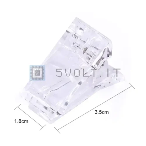 Clip per Unghie Trasparenti Estensione Rapida UV Morsetto
