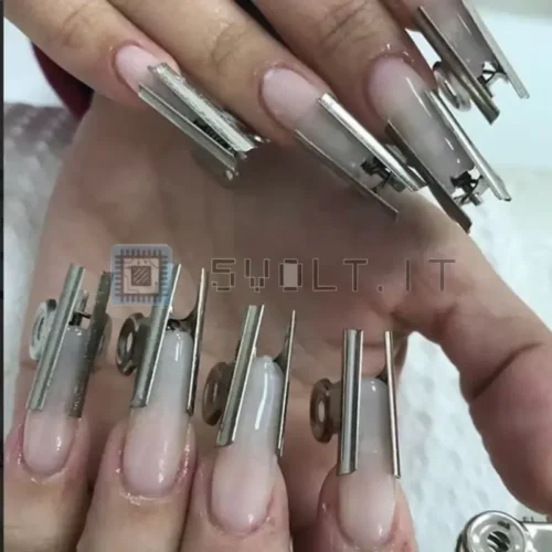 5 Pezzi Clip Modellante per Unghie in Fibra Forma a C